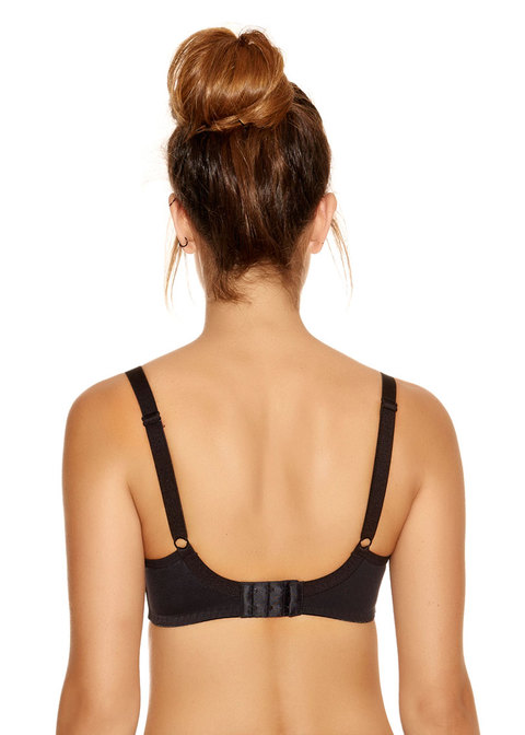 Fantasie Smoothing FL4510 Non-Wired Moulded T-Shirt Bra Black BLK 30E CS